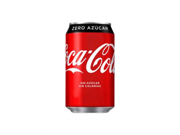 Lata Coca Cola Zero 33 cl.