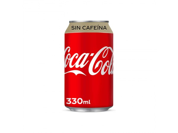 Lata Coca Cola Sin Cafeína...